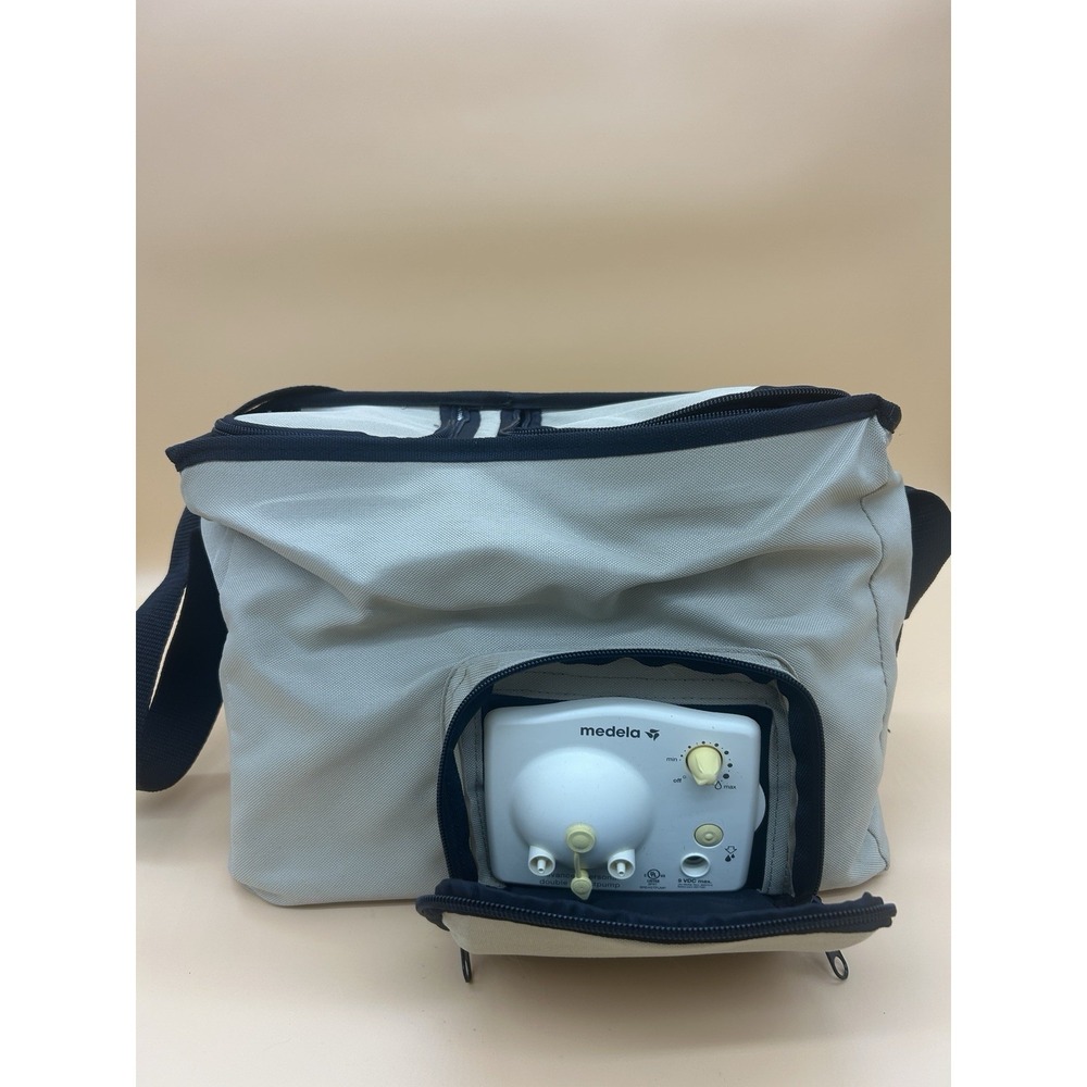 Medela Advanced Double Breast Pump w/ Cooler Bag Tested Portable